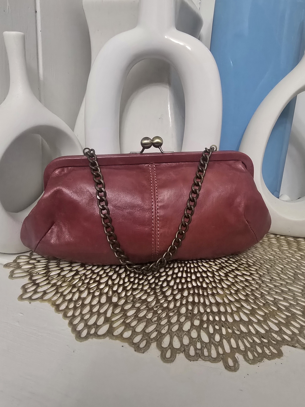 Fossil Red CLUTCH WRISTLET